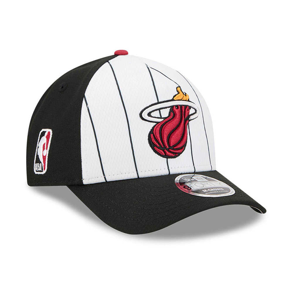 Miami Heat Hat - 2025 Tip-Off 9Forty M-Crown A-Frame Snapback Cap - New Era